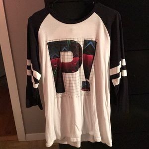 panic! at the disco 3/4 sleeve shirt